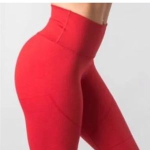 Alphalete OG revival leggings in red